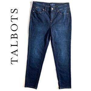 Talbots Simply Flattering Collection Ankle Jeans 8